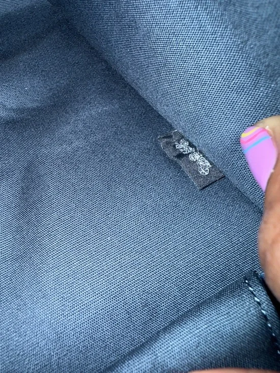 Coach Mini Cargo Denim Tote with Embroidered Logo - Picture 11 of 11